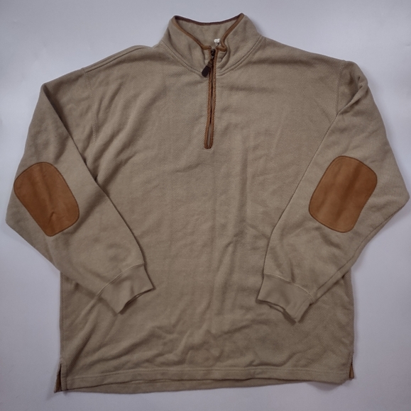 Orvis Other - Orvis leather elbow patches pull over xl